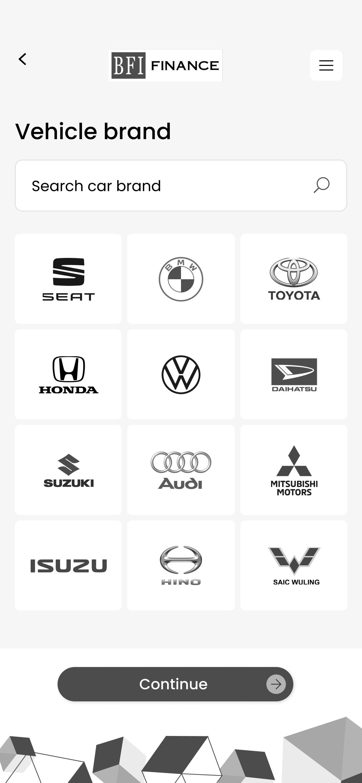 Vehicle Brand Selection