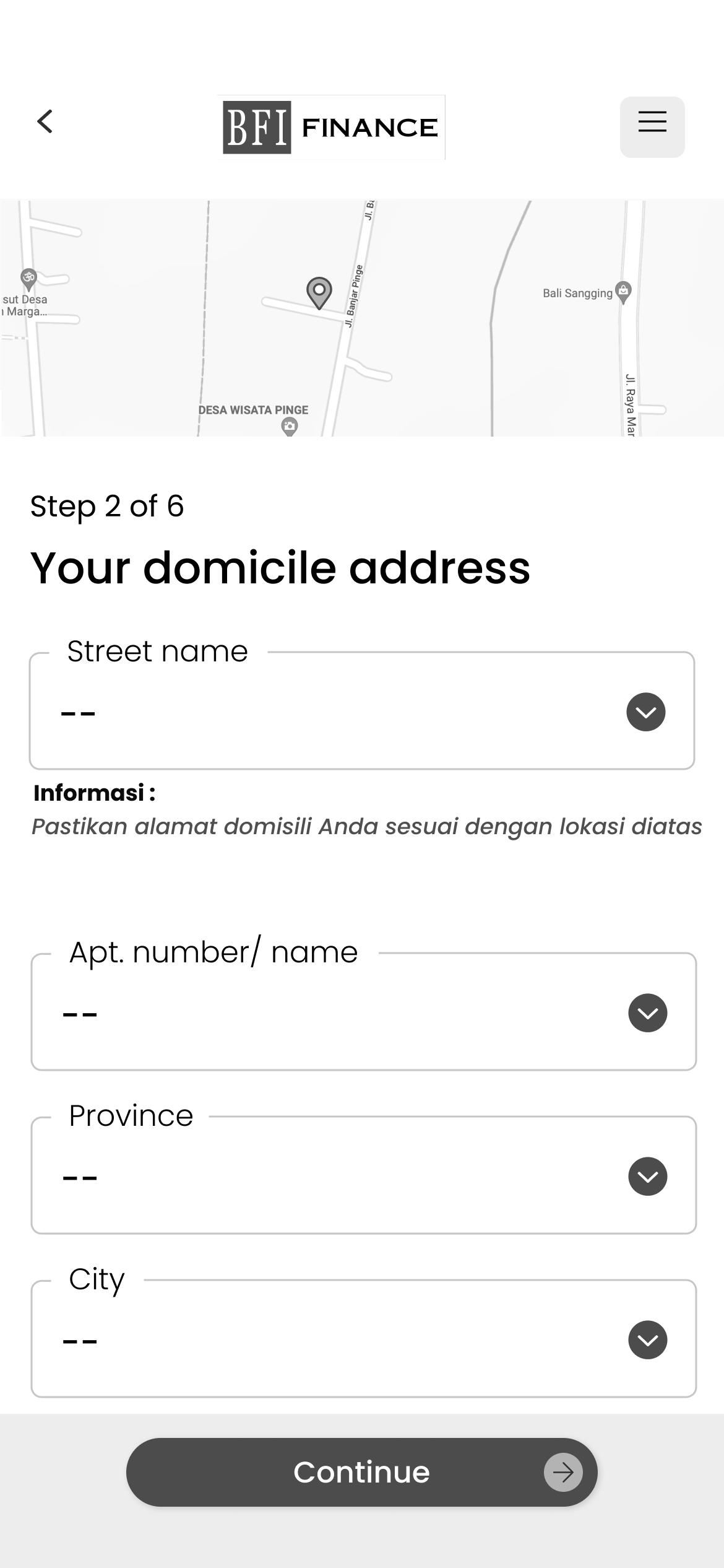 Domicile Address