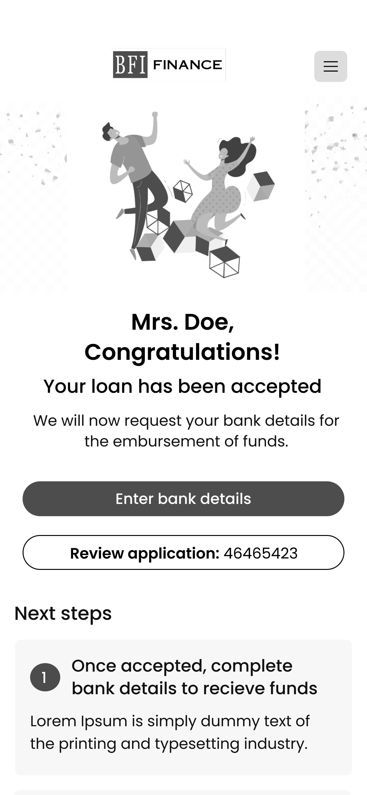 Application Approved